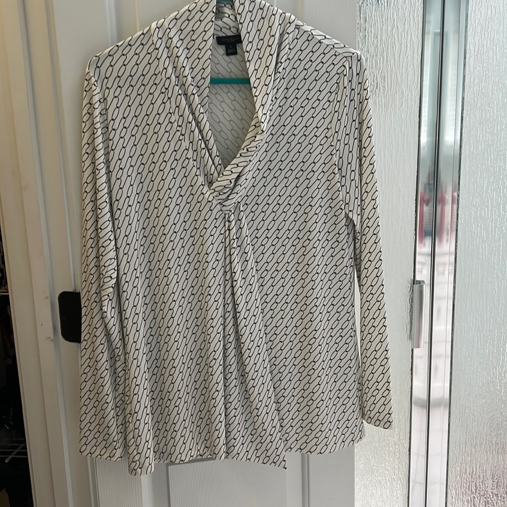 Ann Taylor Factory Dress Shirt Blouse Small
